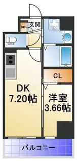 Art Ebie【3階】の間取り