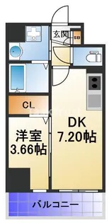 Art Ebie【2階】の間取り