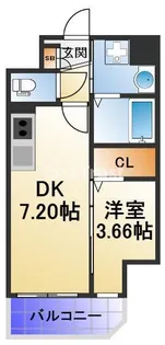 Art Ebie【6階】の間取り