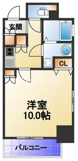 アクティ北浜【6階】の間取り