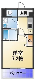 ステリア森ノ宮【2階】の間取り