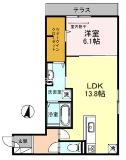 Avenir【1階】の間取り