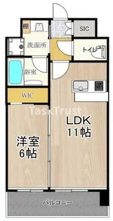 プレジオ内代【2階】の間取り