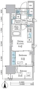 アーバンドルフ天満【6階】の間取り