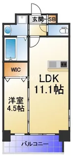 セントルイス京橋【5階】の間取り