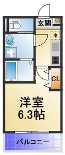 Serie太子橋【1階】の間取り