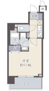 LafortⅡ城北公園通【6階】の間取り