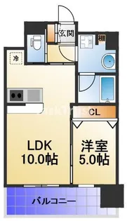 プレジオ都島ASIAN【12階】の間取り