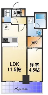 La CASA京橋【10階】の間取り