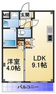HCレジデンス【3階】の間取り
