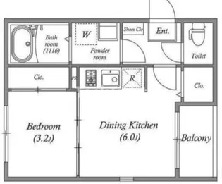 グランディールソレイユ【1階】の間取り