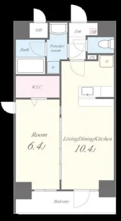 エクセルシア天神橋【3階】の間取り