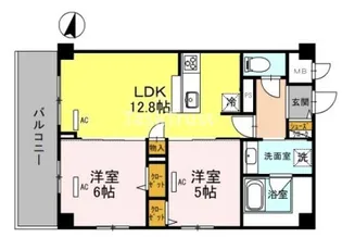 TMSノルド【5階】の間取り