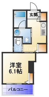 エスティメゾン西天満【4階】の間取り