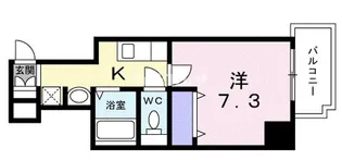 SERENA大阪天満宮【5階】の間取り