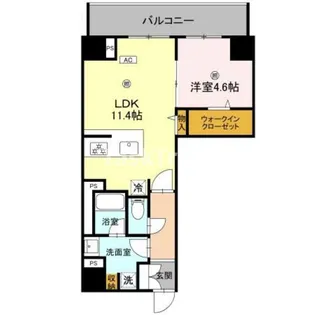 LAZO内久宝寺【8階】の間取り