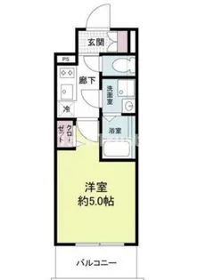 THE HUB MIYAKOJIMA【2階】の間取り