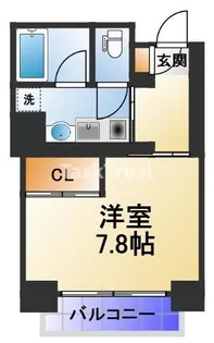 キャピトル天神橋【15階】の間取り