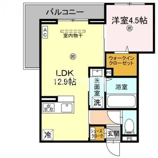 Clashist中宮3丁目【2階】の間取り