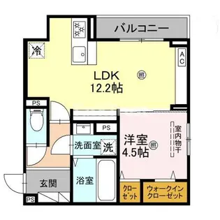 Clashist中宮3丁目【2階】の間取り