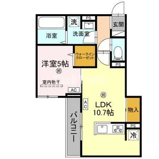 Clashist中宮3丁目【2階】の間取り