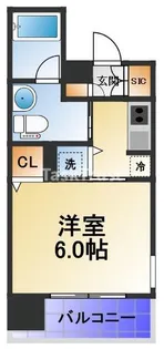アリエ大阪城北【4階】の間取り