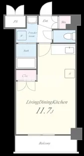 ヴィラ・レスト【5階】の間取り