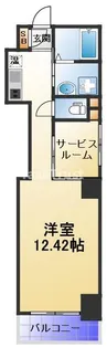 ミコノス北浜【5階】の間取り