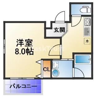 メゾン・ド・リラ【3階】の間取り