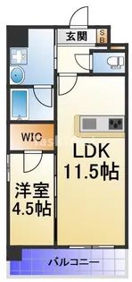 フェリーチェ城北公園【2階】の間取り