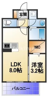 Alivis都島通【4階】の間取り
