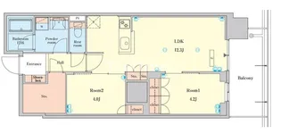 RJR堺筋本町タワー【5階】の間取り