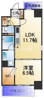 レジデンス西梅田【8階】の間取り