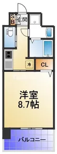 フォレストグレイス城東京橋Ⅰ【10階】の間取り