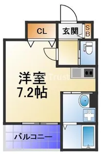 REVITA KYOBASHI【3階】の間取り