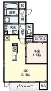 アイリス城北【1階】の間取り