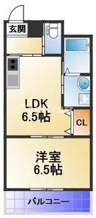 セジュール野江【2階】の間取り