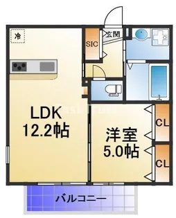 Azulしぎの【2階】の間取り