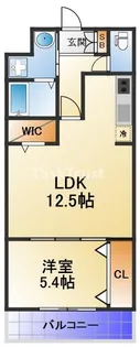 ハイフェンス京橋【3階】の間取り