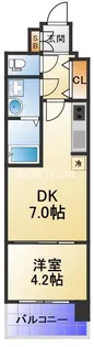 レオンコンフォート梅田北【3階】の間取り