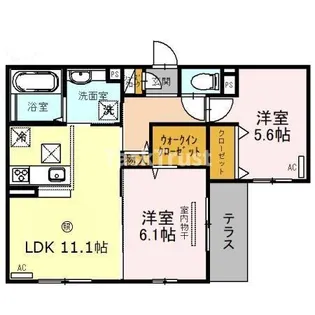 クラシスト今津中【1階】の間取り