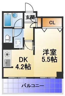 グランピア中央【7階】の間取り