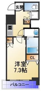 アクティ天満橋【4階】の間取り