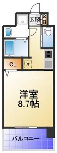 フォレストグレイス城東京橋Ⅰ【11階】の間取り