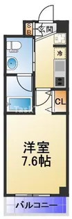 ガゼルコーヴ高倉【8階】の間取り