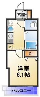 ブランシェ天満【5階】の間取り