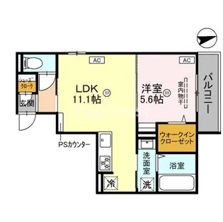 レジェンドコート大宮【3階】の間取り