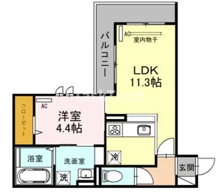 Blancheur関目【3階】の間取り