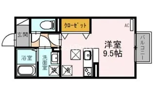 ハーフタイムIMAZU【1階】の間取り