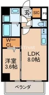 KAUNIS LUSSO【5階】の間取り